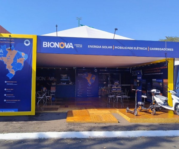 Bionova Energia Solar destaca mobilidade elétrica e soluções fotovoltaicas na Expo Rondon 2025